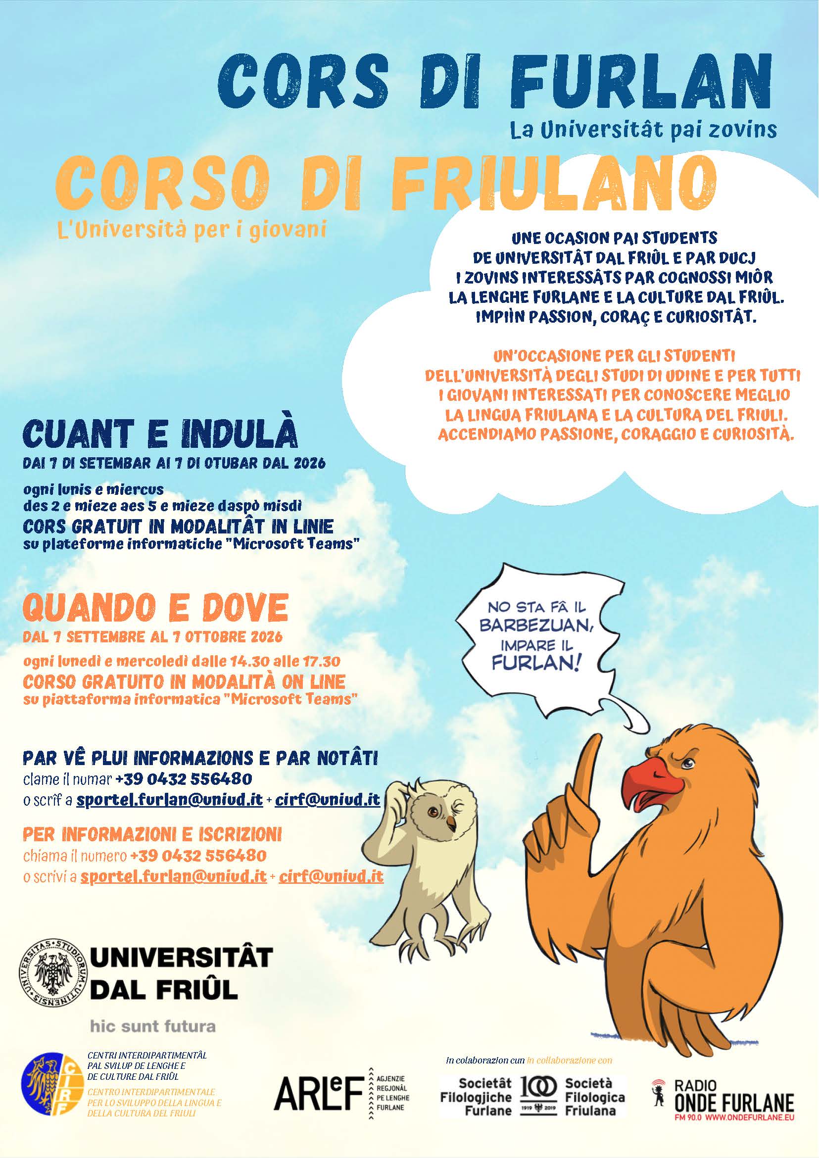 Locandine cors students 2026